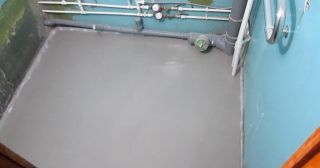 Наливной пол в туалете Петергоф, цена от 879 руб.
